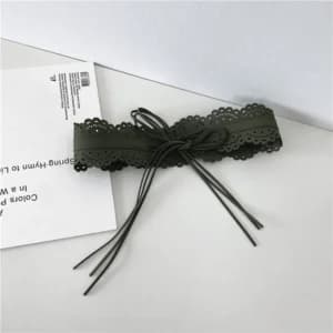 photo of Elegant Lace Leather Belt