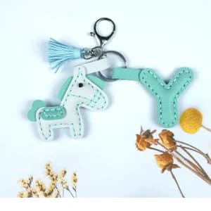 photo of Leather Horse Keychain