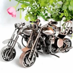photo of Vintage Metal Motorcycle Models