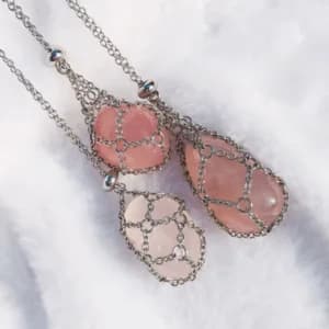 photo of Handcrafted Rose Quartz Pendant