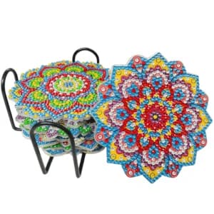photo of Mandalaaaa Mosaic Coaster Set