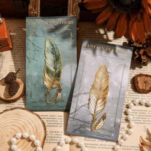 photo of Fantasy Feather Metal Bookmarks