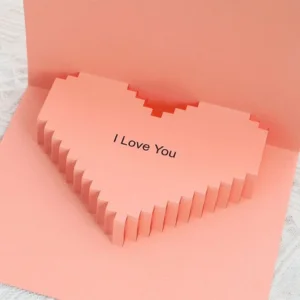 photo of Pop-Up Heart Love Card